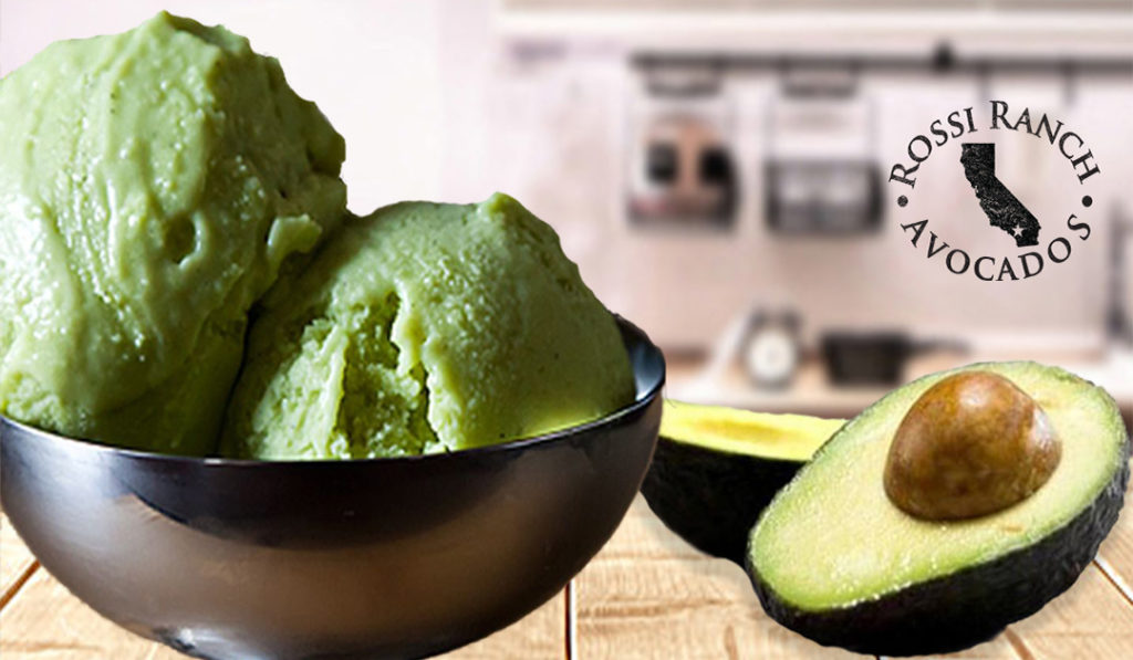 Sorvete de Abacate (Avocado Ice Cream) Rossi Ranch Avocados